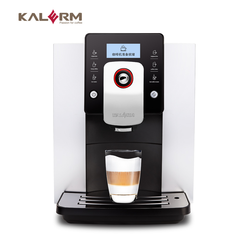 全自動(dòng)咖啡機(jī)家用商用意式卡布奇諾拿鐵KALERM/咖樂美 KLM1601-W