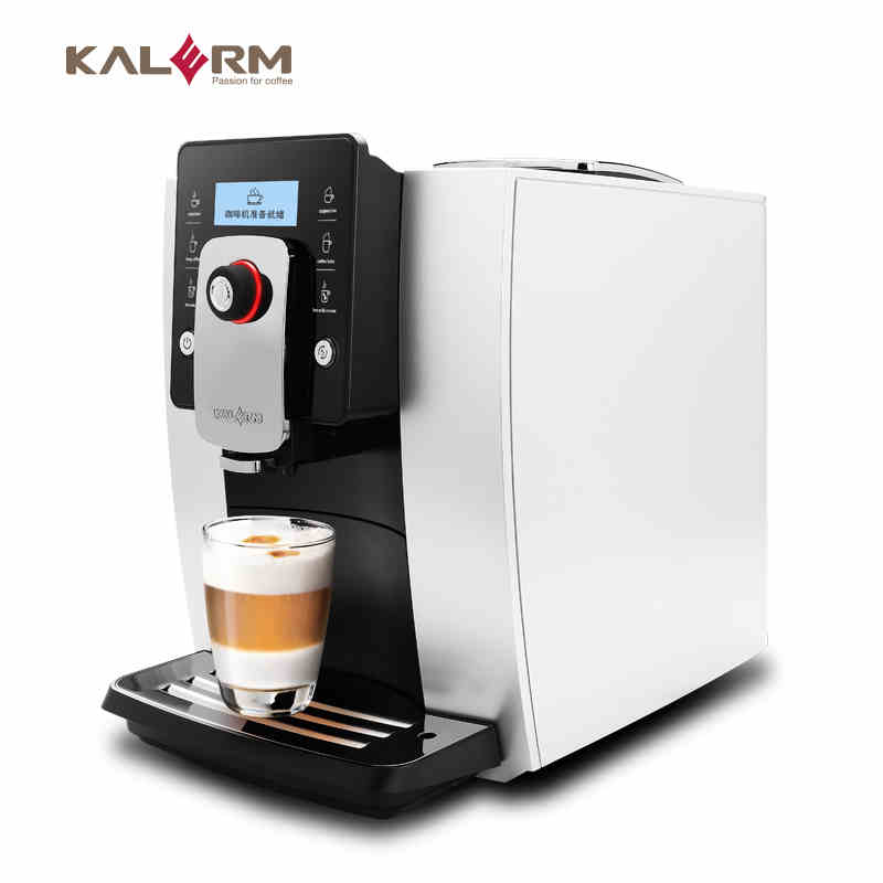 全自動(dòng)咖啡機(jī)家用商用意式卡布奇諾拿鐵KALERM/咖樂美 KLM1601-W