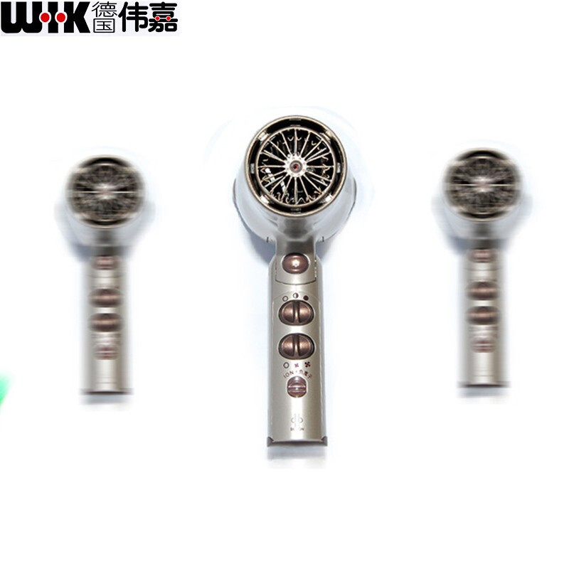 偉嘉（WIK） 德國(guó)電吹風(fēng)機(jī)家用 大功率 負(fù)離子折疊家庭酒店專用吹風(fēng)筒冷熱風(fēng) 5579FDCI香檳金/黑色